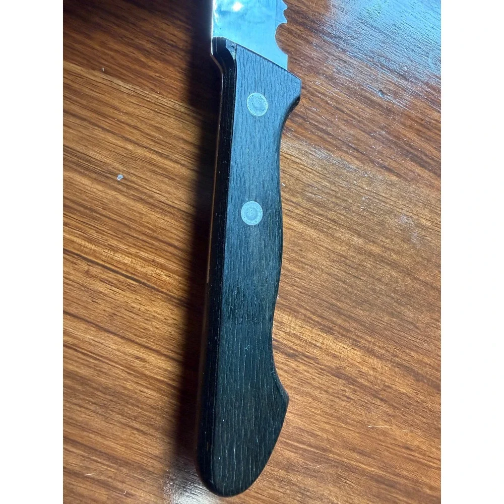 Vintage Ed Wusthof Dreizackwerk Serrated Slicing Frozen Food Knife 4191‎ 7.75